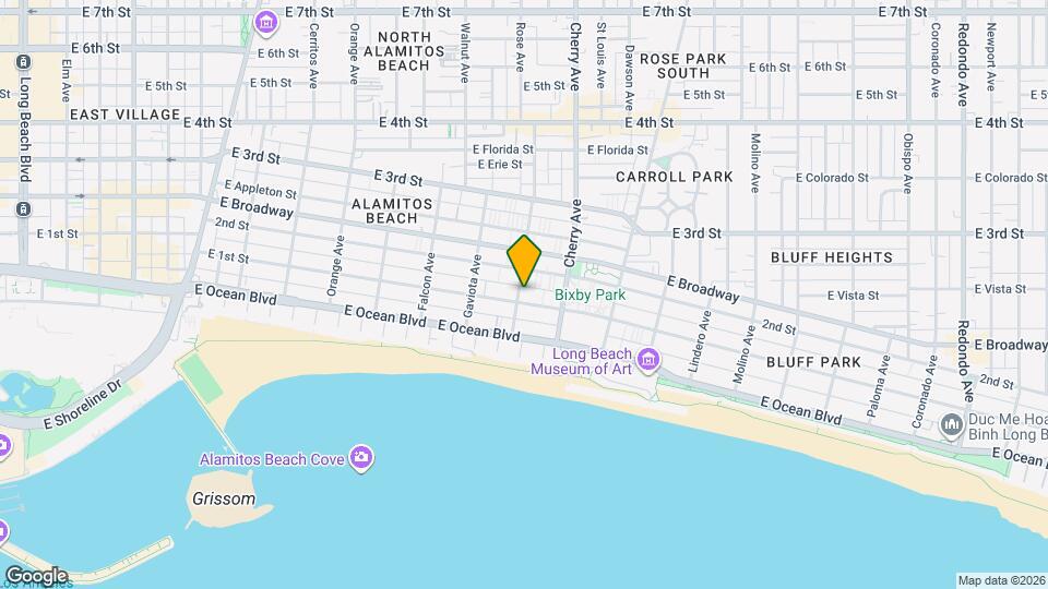 100 Hermosa Ave, Unit 1h Map and Location Details