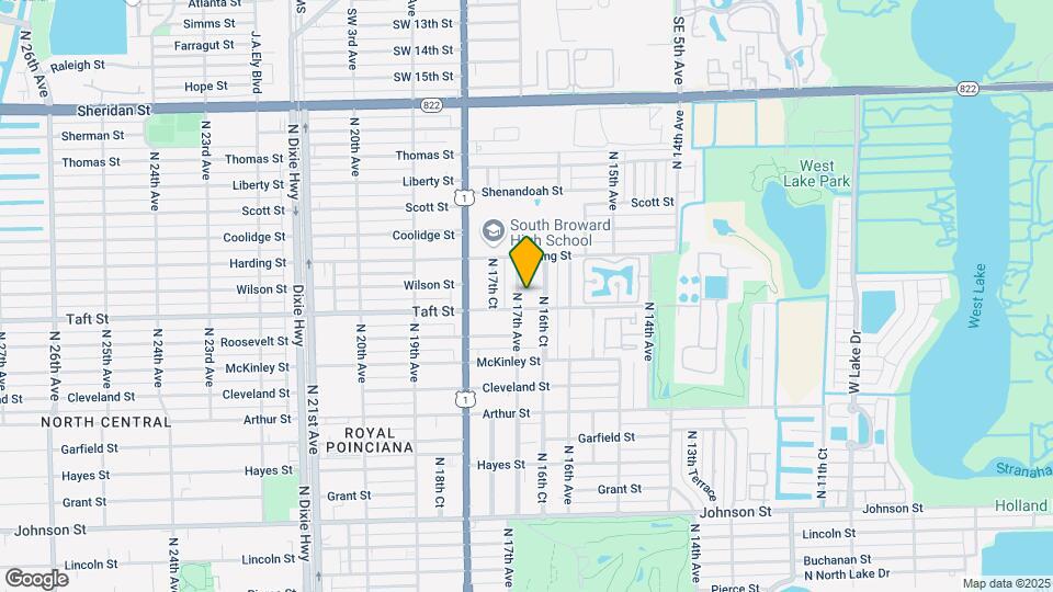 1636 Wilson St Map and Location Details