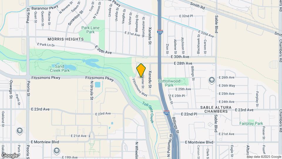 2655 Worchester St Mapa y Detalles de la Ubicación