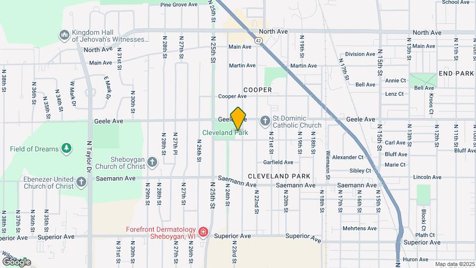 2114 N 23rd St Map and Location Details