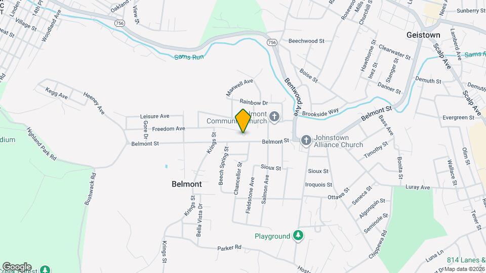 617 Freedom Ave Map and Location Details