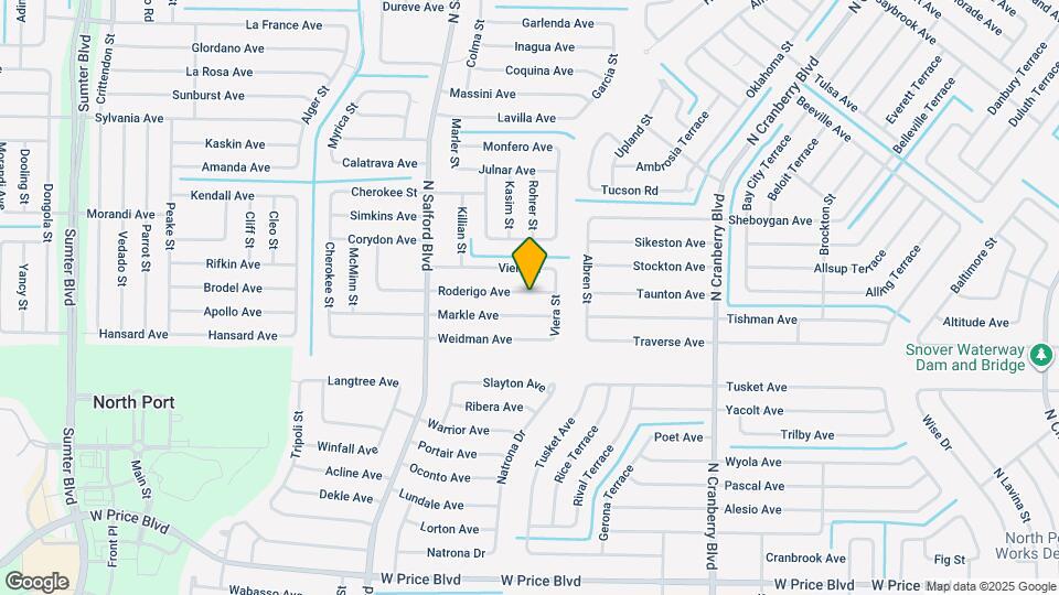 3631 Roderigo Ave Mapa y Detalles de la Ubicación