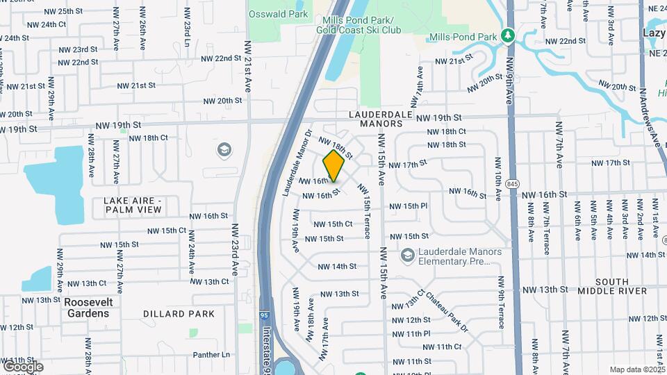 1615 NW 16th St Map and Location Details