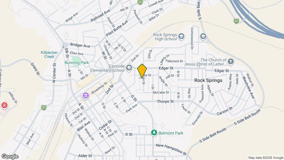 328 H St, Unit Apartment B Map and Location Details