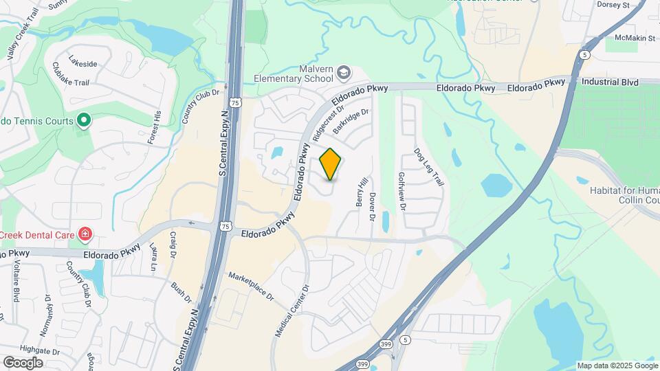 1401 Summercrest Ln Map and Location Details