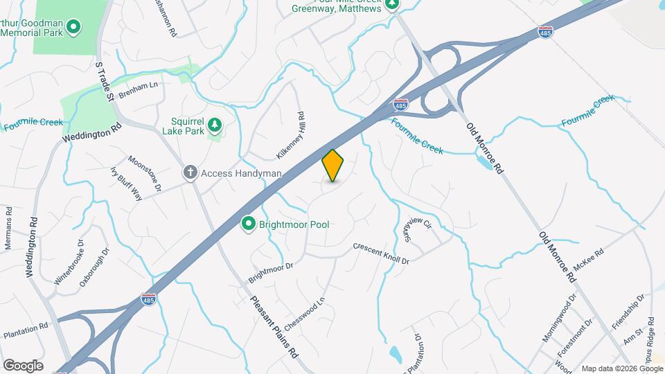 938 Brightmoor Dr Map and Location Details