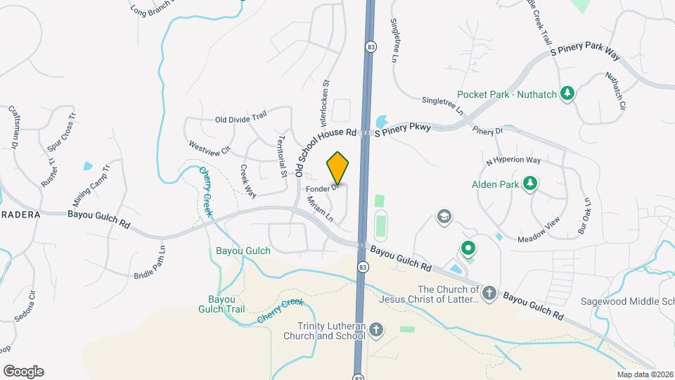 6645 Fonder Dr Map and Location Details