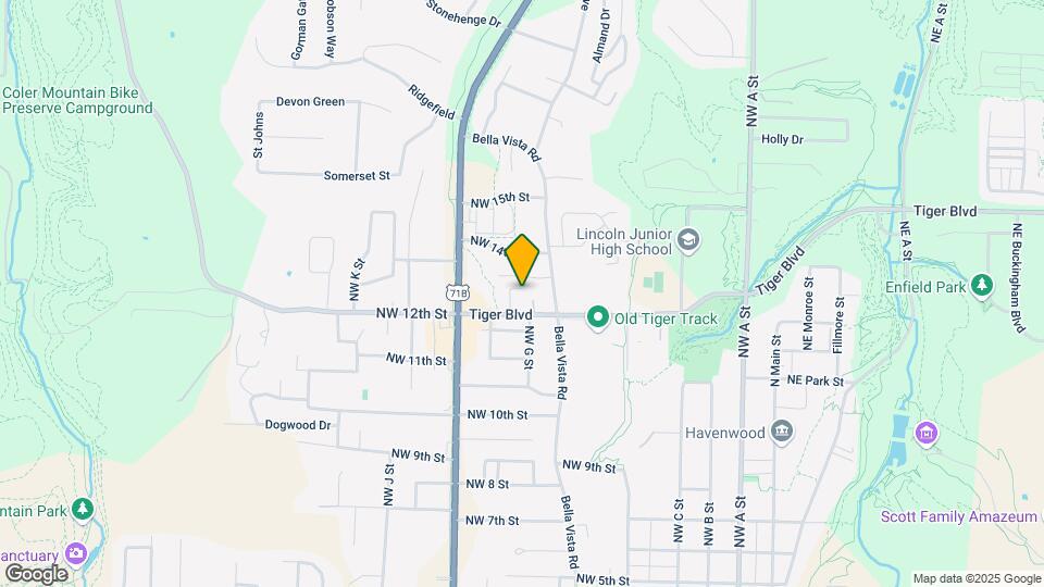 1234 Apple Glen St Map and Location Details