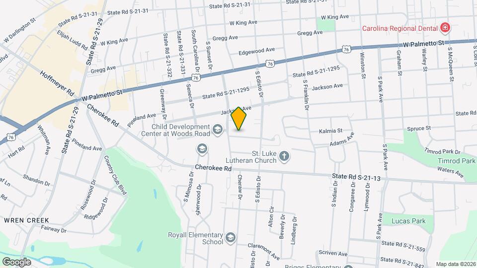 1323 Wenonah Dr Map and Location Details