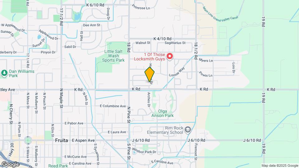 1187 Cherrywood Ave Map and Location Details