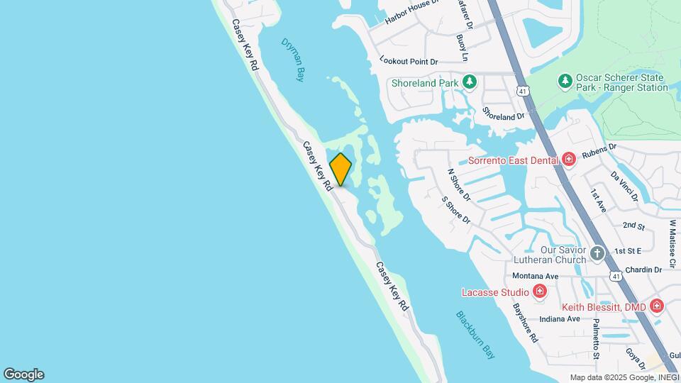 2910 Casey Key Rd Mapa y Detalles de la Ubicación