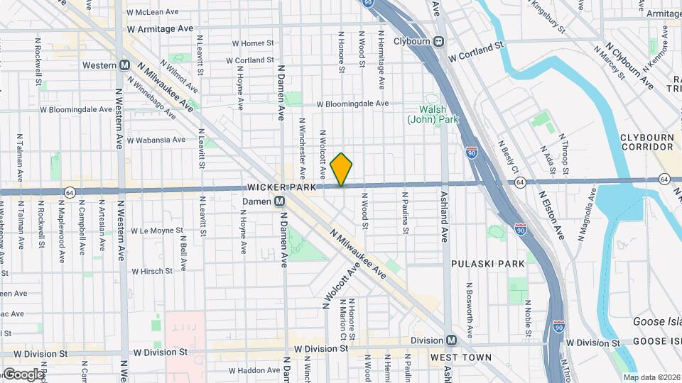 1837 W North Ave Map and Location Details