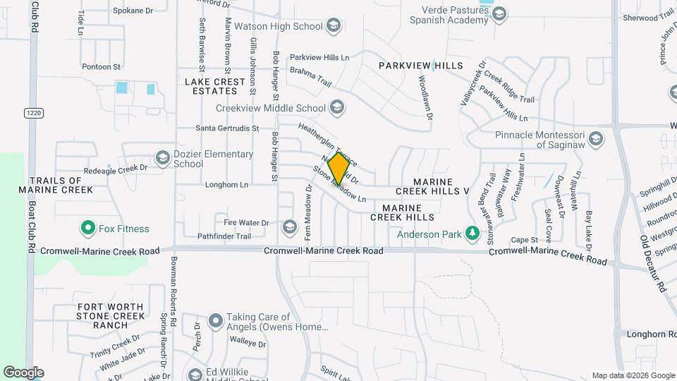 5705 Stone Meadow Ln Map and Location Details