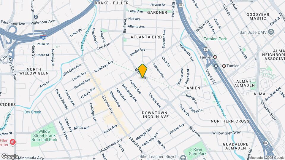 Willow Glen Villas Map and Location Details