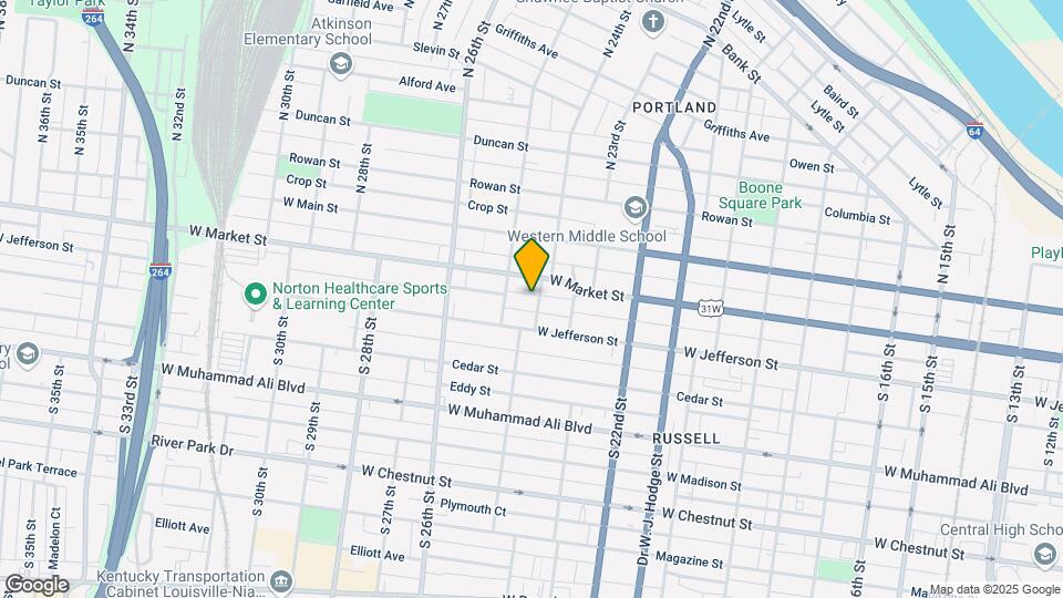 214 S 24th St Map and Location Details