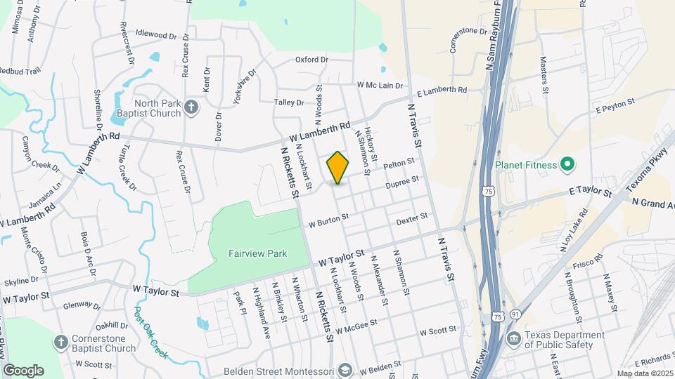 2209 N Woods St Map and Location Details