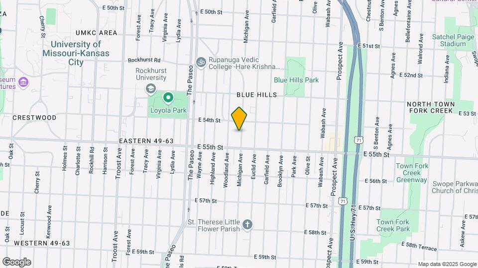 5422 Michigan Ave Map and Location Details
