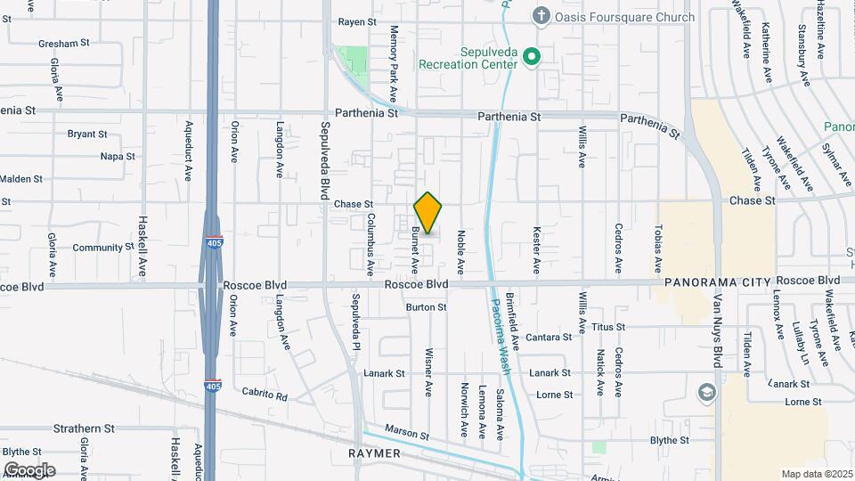 8410 BURNET AV Map and Location Details