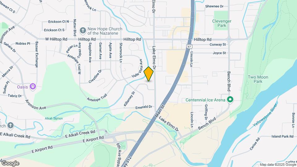 540 Killarney St Map and Location Details