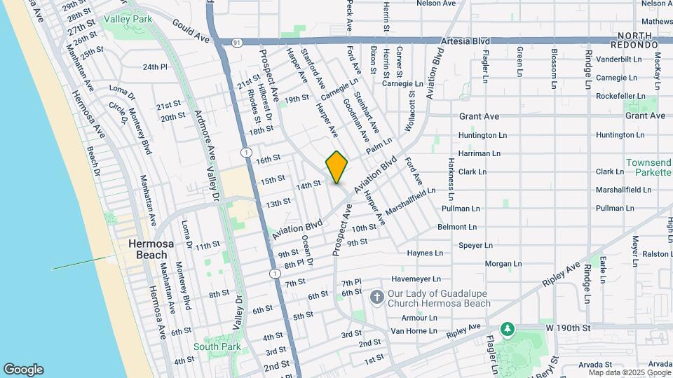 1251 Prospect Ave Mapa y Detalles de la Ubicación