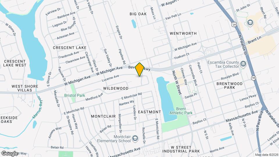 5107 Burlington Ave Map and Location Details