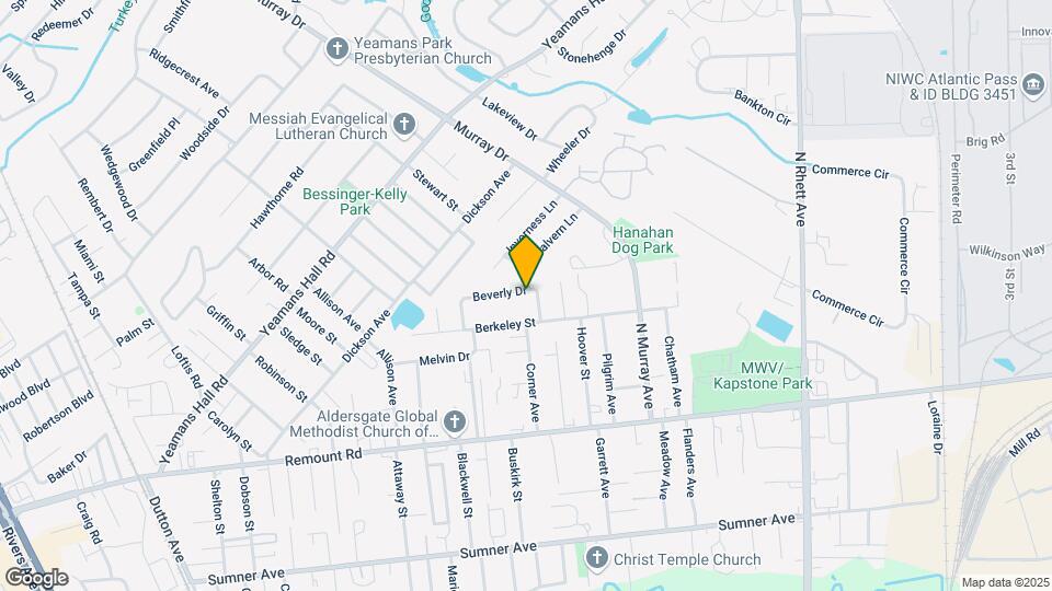 5805 Beverly Dr Map and Location Details