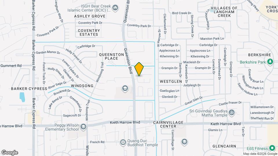 5522 Brookhollow Oaks Trail Map and Location Details