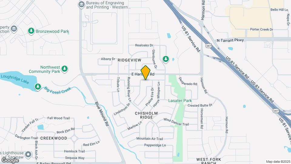 1312 Cattle Crossing Dr Map and Location Details