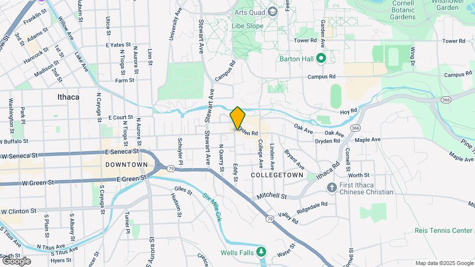 RIDGETOP Apartments in Collegetown Map and Location Details