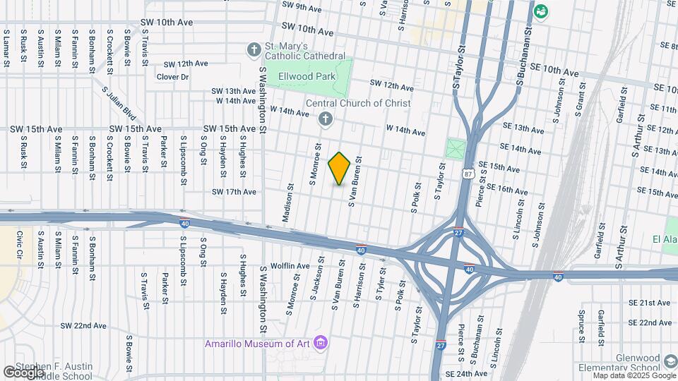 1619 S Jackson St Map and Location Details