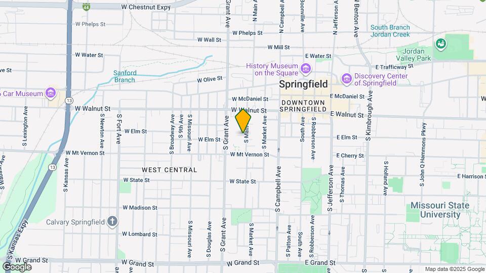 459 S Main Ave Map and Location Details