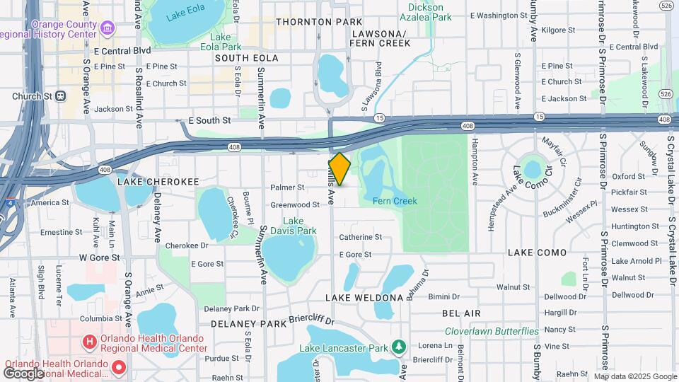 1208 Palmer St Map and Location Details