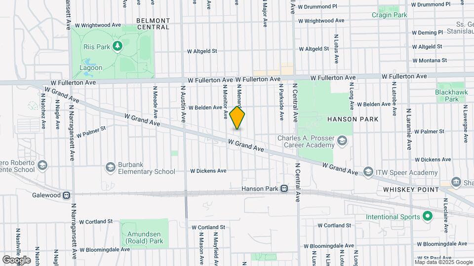 2206 N Menard Ave, Unit 2 Map and Location Details