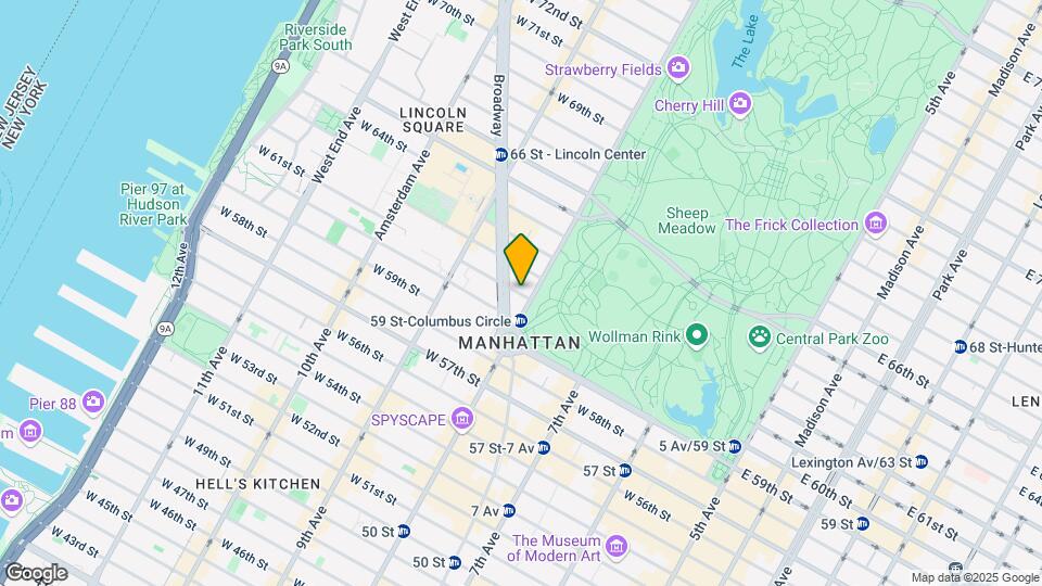 15 W 61st St Map and Location Details