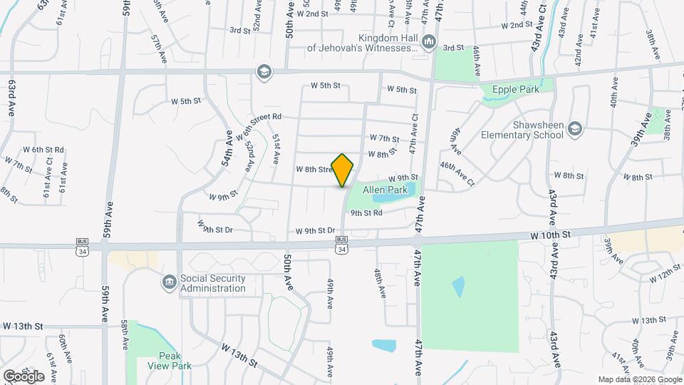 907 49th Ave Map and Location Details