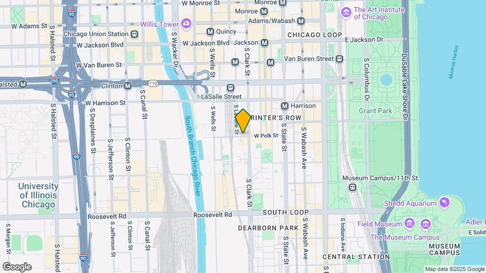 111 W Polk St, Unit 912 Map and Location Details
