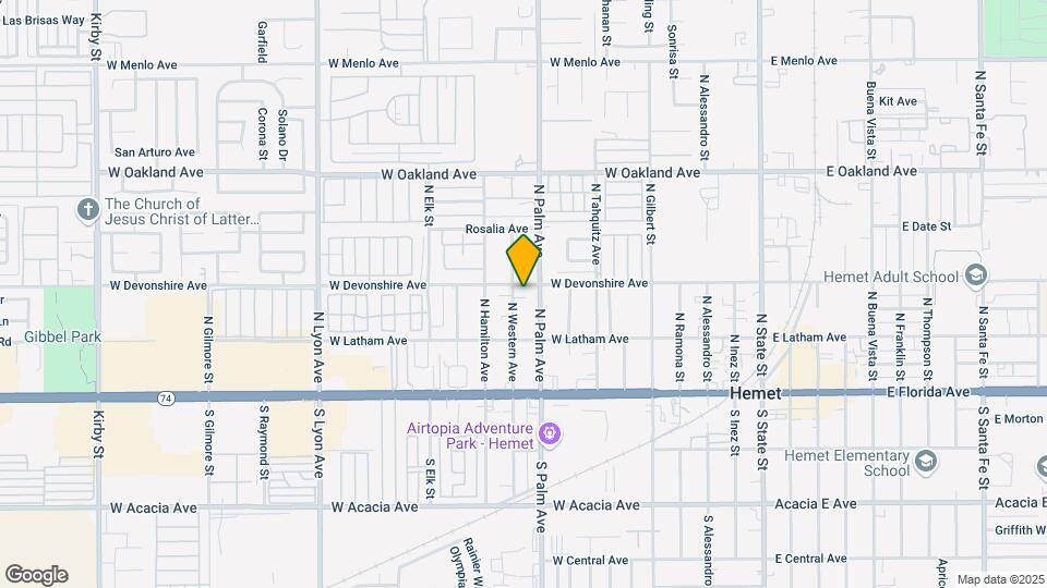 955 W Devonshire Ave-Unit -A Mapa y Detalles de la Ubicación