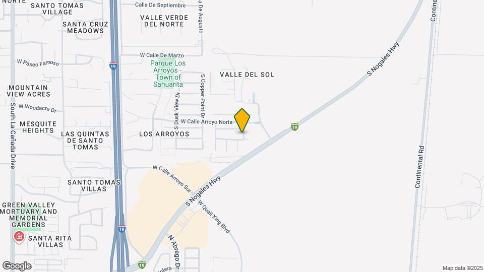 364 W Dawn Blossom Dr Map and Location Details