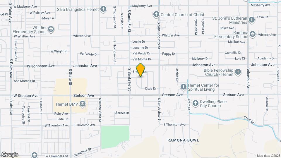 1021 Marion Ave Map and Location Details