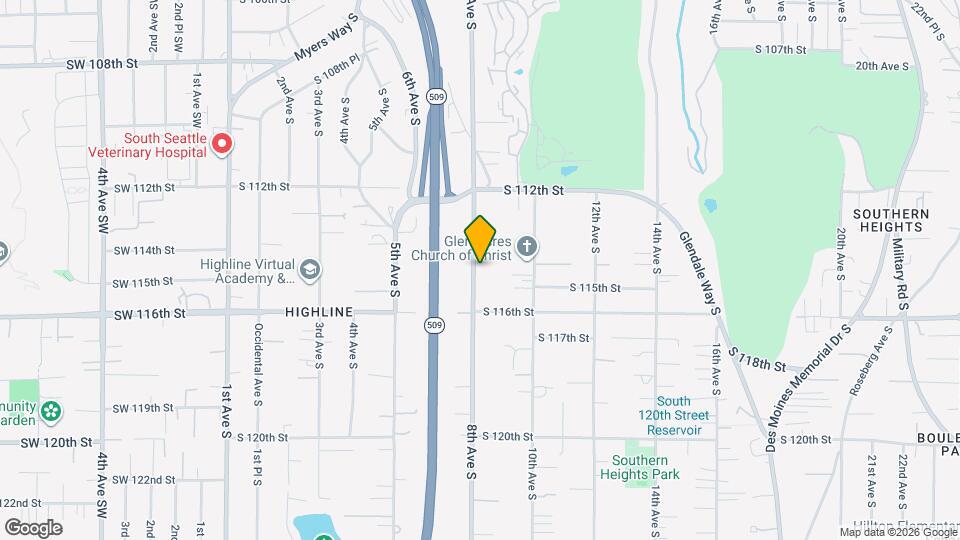 11420 8th Ave S Map and Location Details