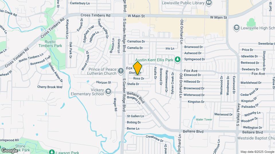 1421 Ross Dr Map and Location Details