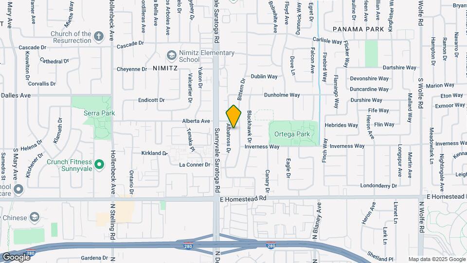1574 Albatross Dr Map and Location Details