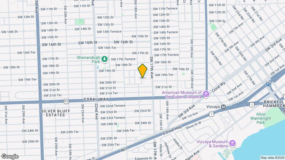 1975 SW 17th Ct Map and Location Details