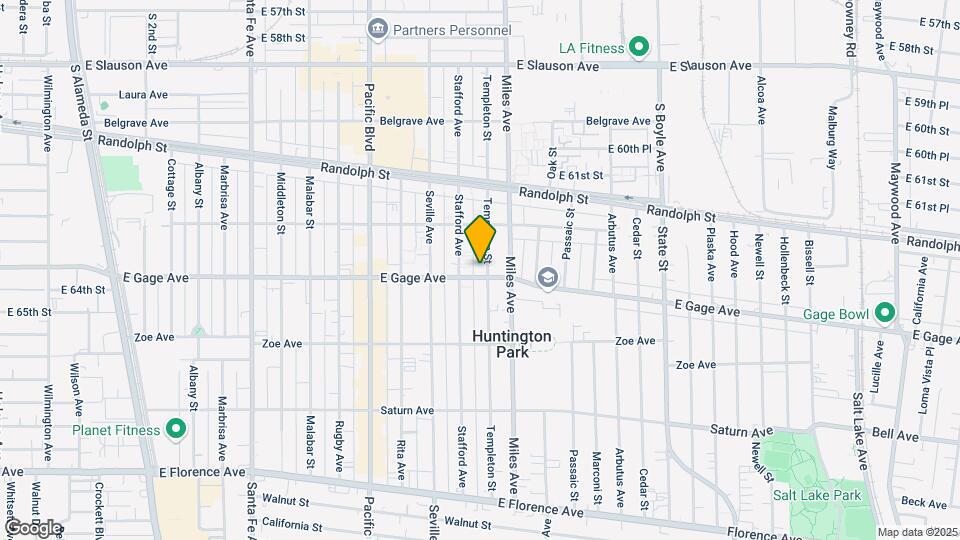 6357 Templeton St Map and Location Details