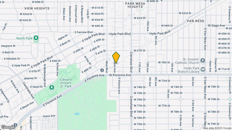 6532 Brynhurst Ave Map and Location Details