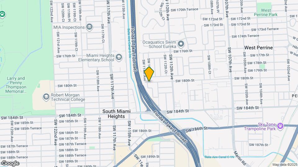 11380 SW 180th St Map and Location Details