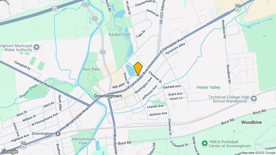 Downingtown Commons Map and Location Details