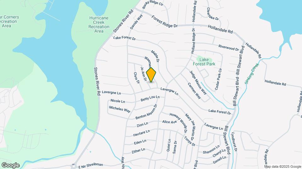 1639 Jo Ann Dr Map and Location Details