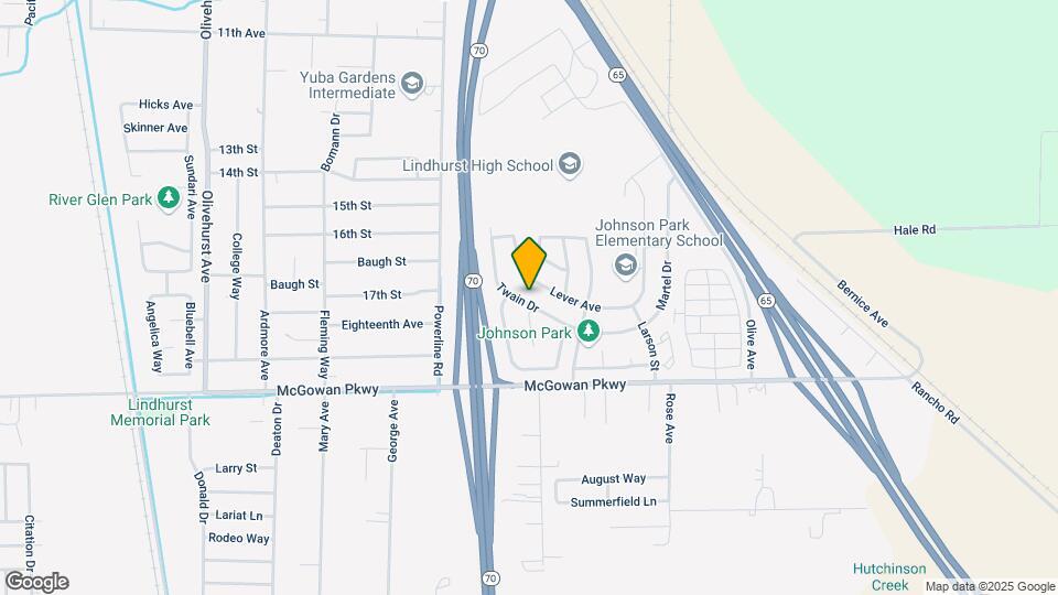 4345 Twain Dr Map and Location Details
