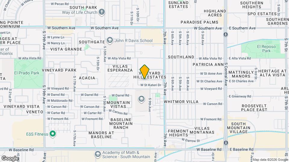 921 W Saint Charles Ave Mapa y Detalles de la Ubicación